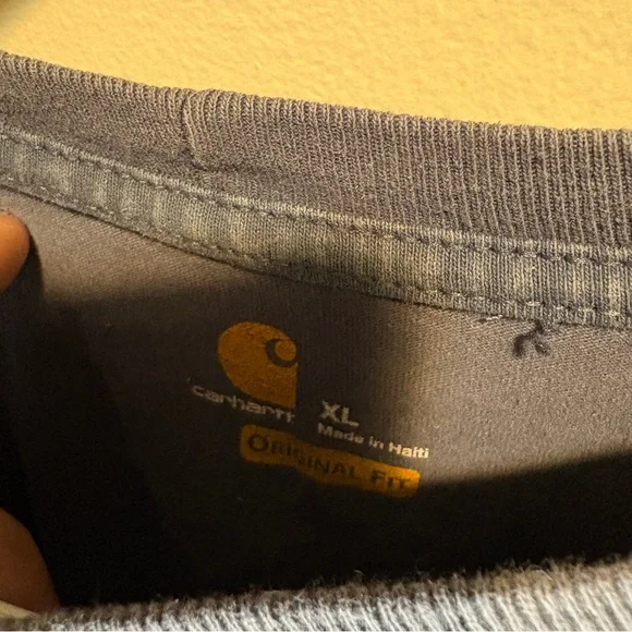Faded Carhartt Relaxed Fit Pocket Tee - Picture 3 of 5